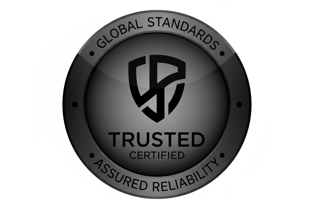 trusted image in black color combination